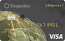 Desjardins Odysseyᴹᴰ Gold Visa Card