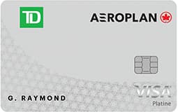 Carte Visa Platine TDᴹᴰ Aéroplanᴹᴰ
