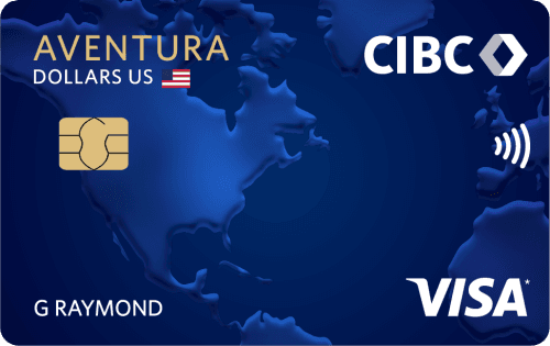 Carte Aventuraᴹᴰ Or CIBC Visa en dollars US