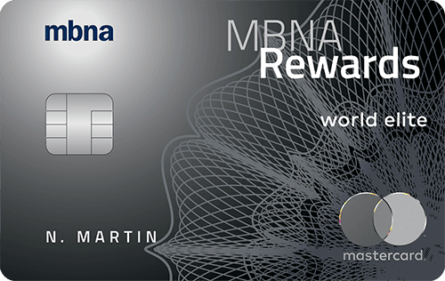 MBNA Rewards World Elite® Mastercard® (Quebec)