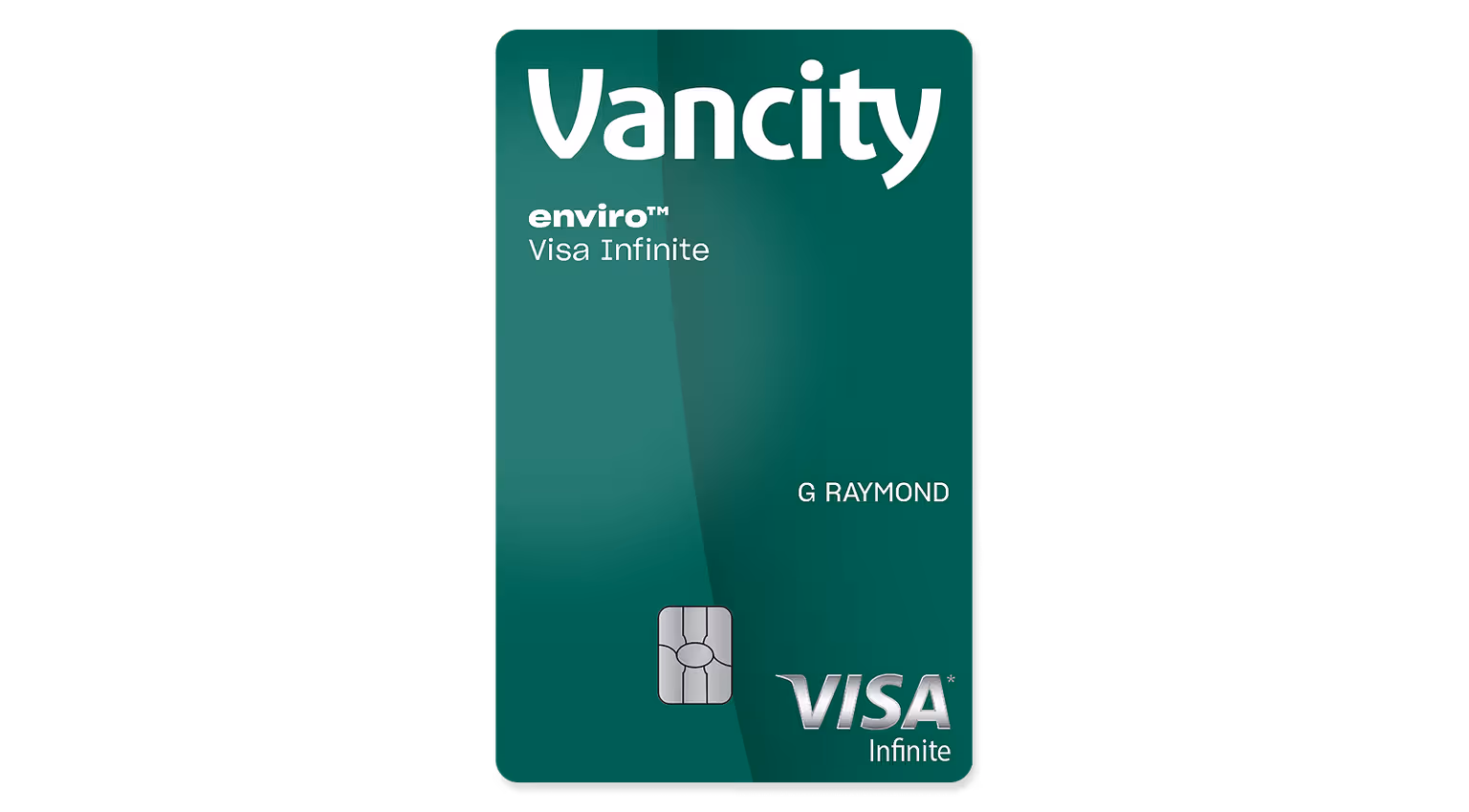 Carte Visa Infinite enviro Vancity