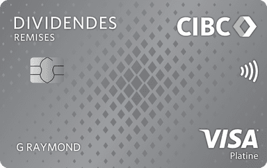 Carte Dividendes Platine CIBC Visa