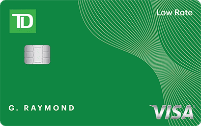 TD Low Rate Visa Credit Card