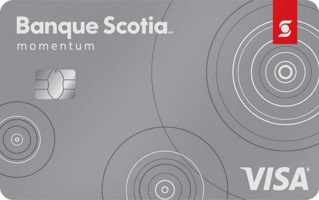Carte Visa Momentum Scotia sans frais annuels