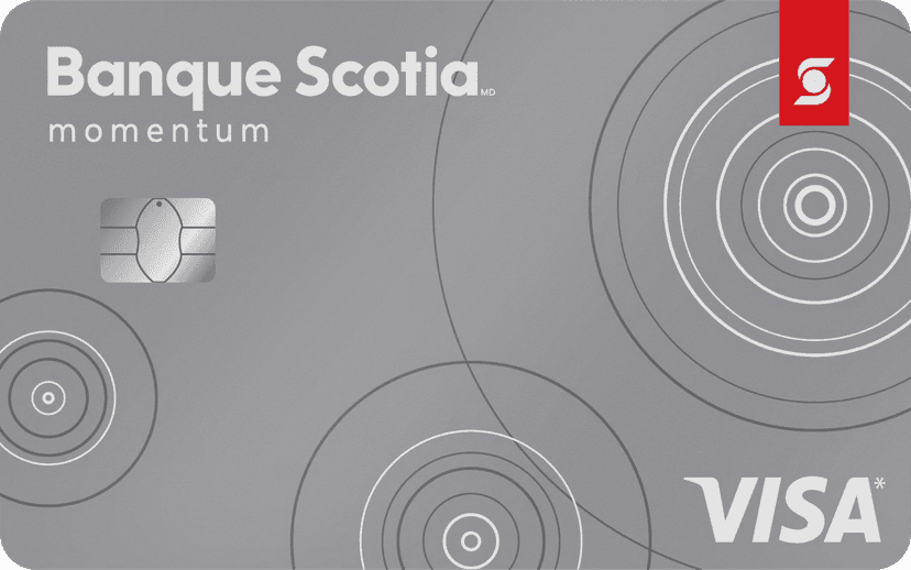 Carte Visa Momentum Scotia sans frais annuels