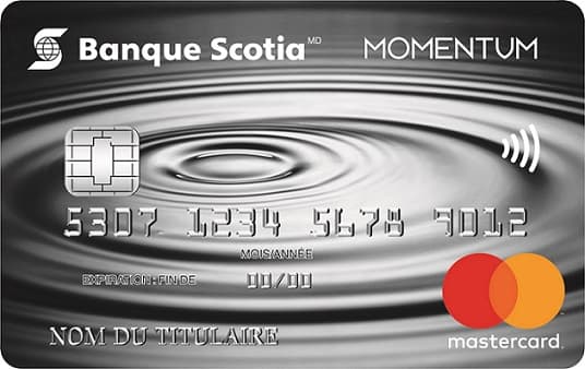 Carte de crédit Mastercard Momentum Scotia